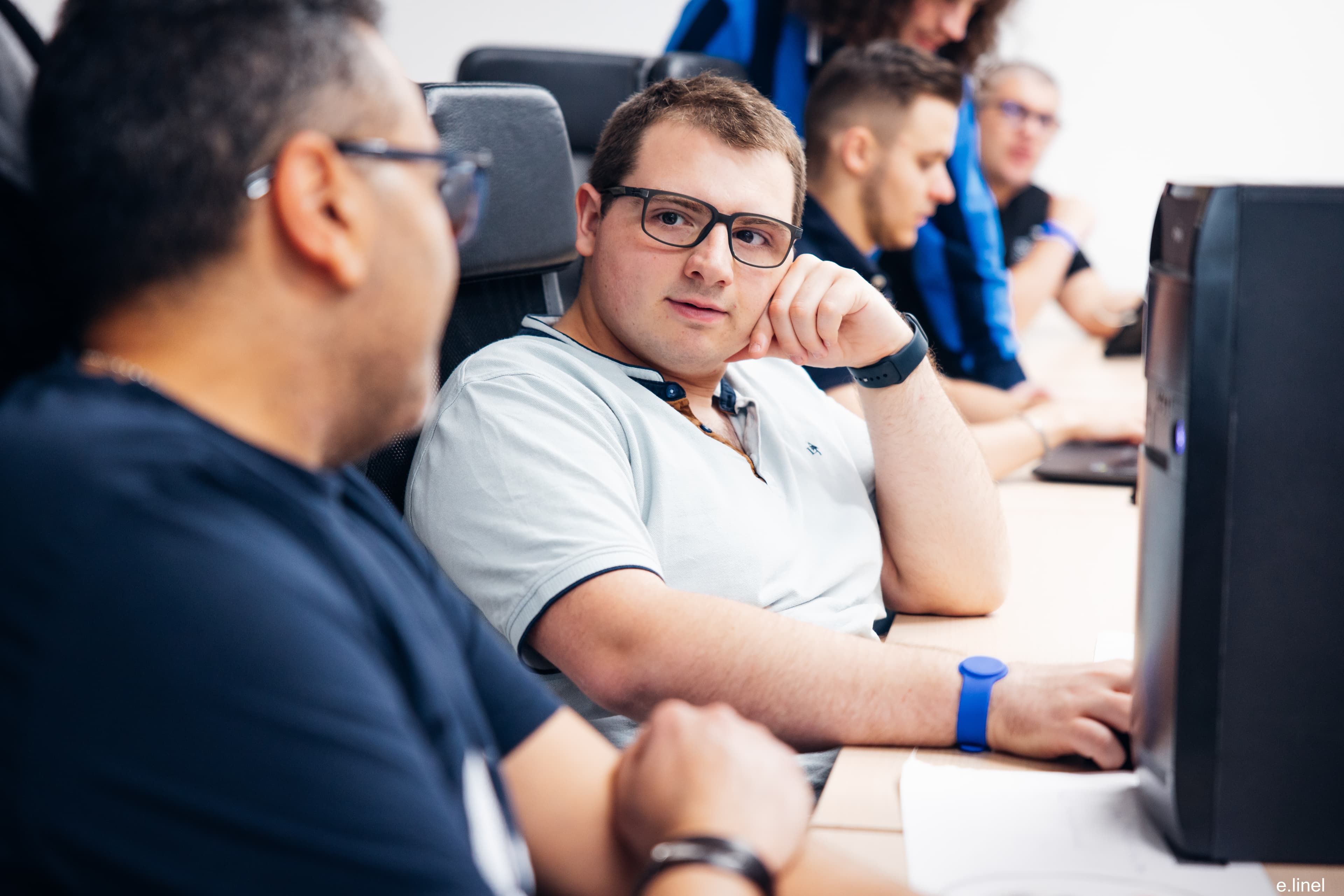 Échanges entre étudiants et encadrants